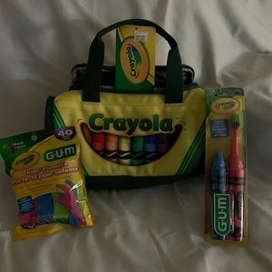Crayola insulated Lunch Box with Goodies inside!!